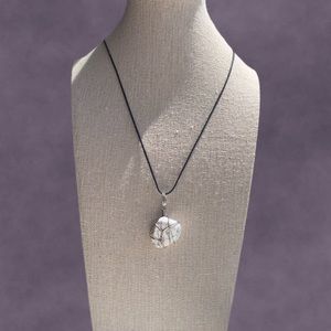 Howlite Crystal Wire Wrapped Necklace
